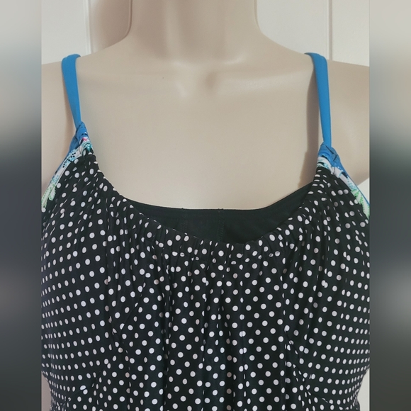 Coco Reef Playa Dot Harmony Underwire Tankini Top - Picture 8 of 9